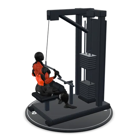 Lat Pulldown 3D model