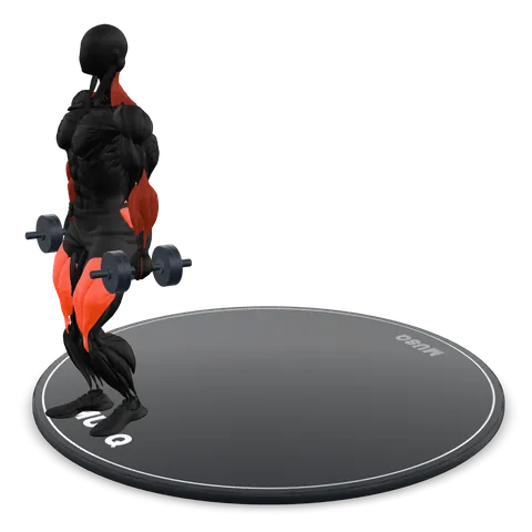 Walking Lunge 3D model